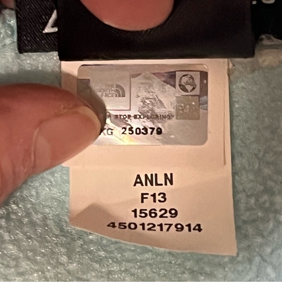 The North Face Women’s Denali Fleece Jacket Size Medium Pale Blue Preowned - Picture 12 of 16